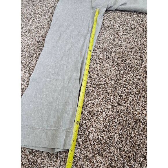 Womyn Size 10 Linen Blend Trousers Casual & Comfortable Classic Essentials - Picture 6 of 7